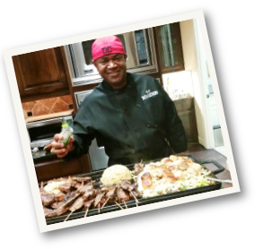 Chef DC at a catering event