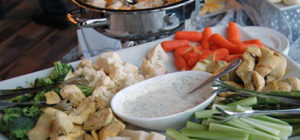 Veggie Tray With Dipping Sauce